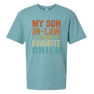 Retro My Son In Law Is My Favorite Child Sueded Cloud Jersey T-Shirt