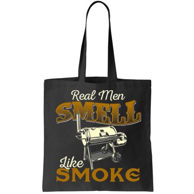 Real Men Smell Like Smoke Pitmaster BBQ Smoker Grilling Bag