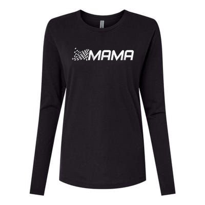 Racing Mama Sport Womens Cotton Relaxed Long Sleeve T-Shirt