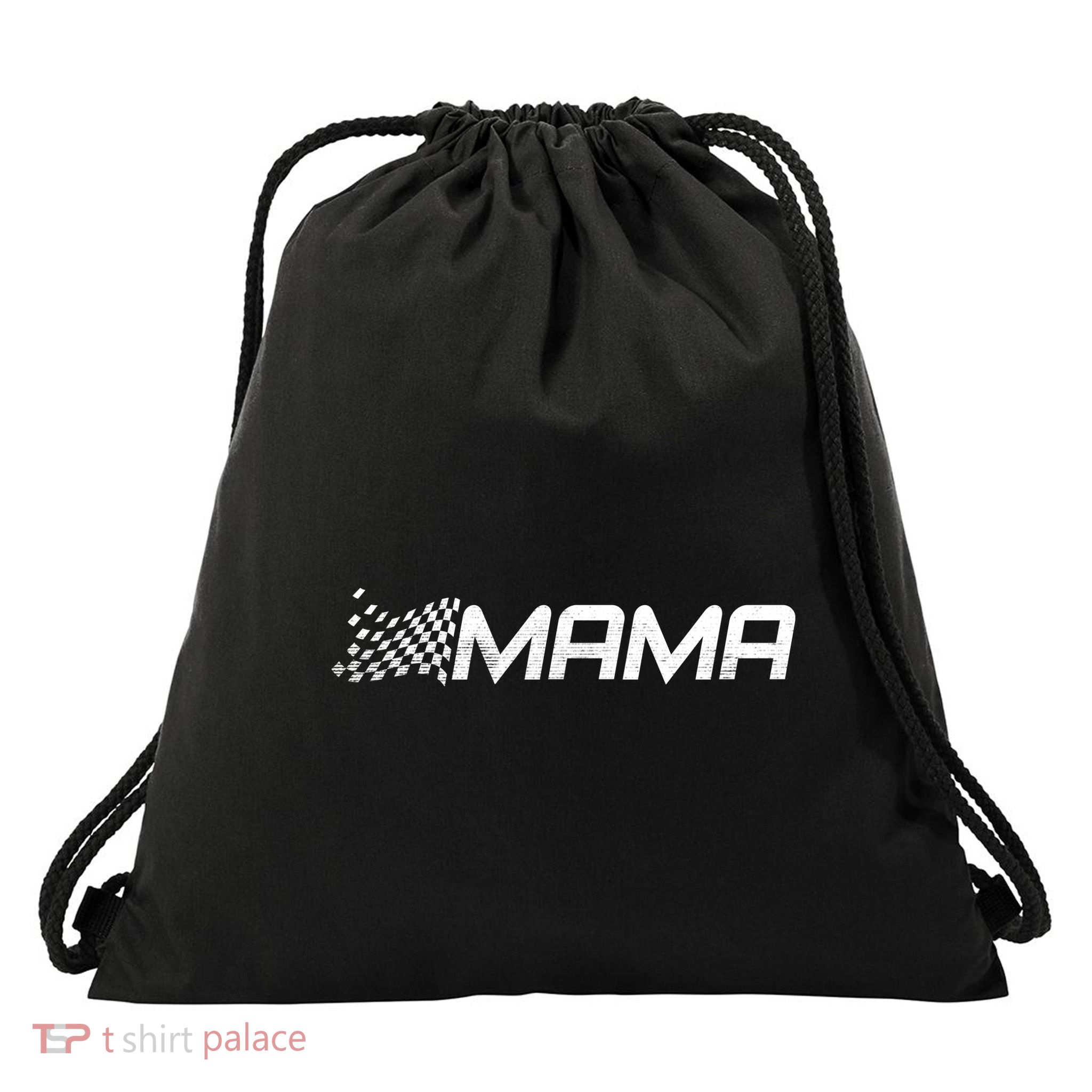 Racing Mama Sport Drawstring Bag