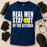 Real Men Stay Out Of The Kitchen Pickle Ball Cooling Performance Crew T-Shirt