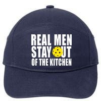 Real Men Stay Out Of The Kitchen Pickle Ball 7-Panel Snapback Hat