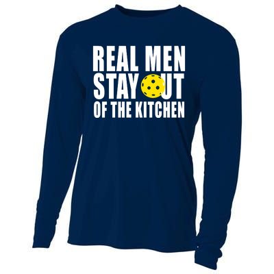 Real Men Stay Out Of The Kitchen Pickle Ball Cooling Performance Long Sleeve Crew