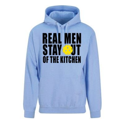 Real Men Stay Out Of The Kitchen Pickle Ball Unisex Surf Hoodie