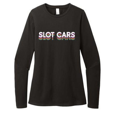 Retro Minicar Slot Car Rc Car Model Sportsman Slotcar Womens CVC Long Sleeve Shirt