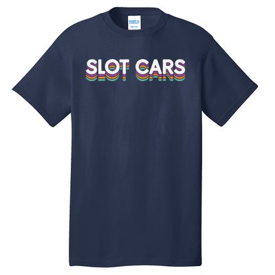 Retro Minicar Slot Car Rc Car Model Sportsman Slotcar Tall T-Shirt