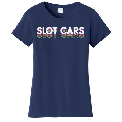 Retro Minicar Slot Car Rc Car Model Sportsman Slotcar Women's T-Shirt