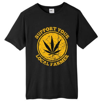 Retro Marijuana Support Your Local Farmer Cannabis Weed 2023 Tall Fusion ChromaSoft Performance T-Shirt