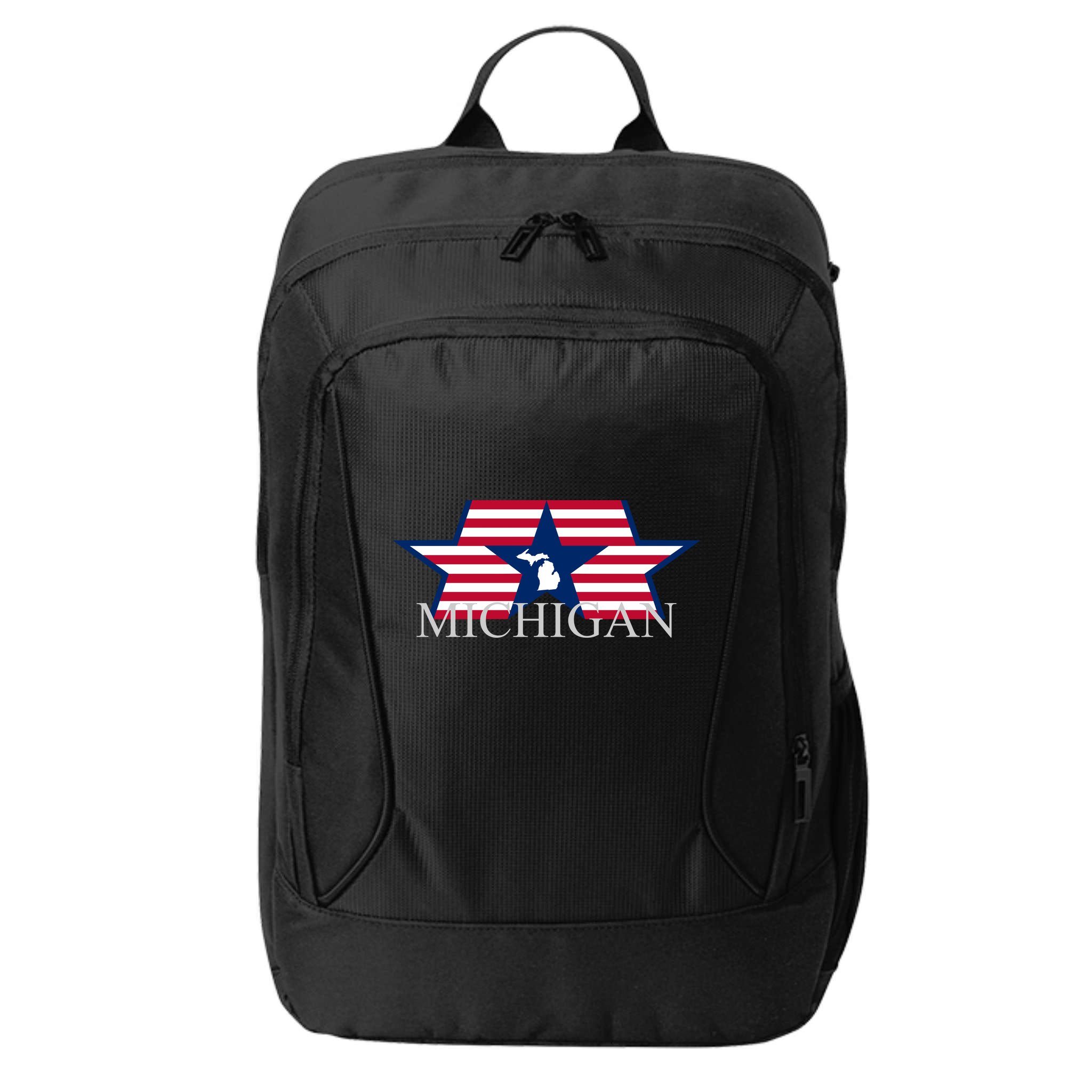 Retro Michigan Star Map City Backpack