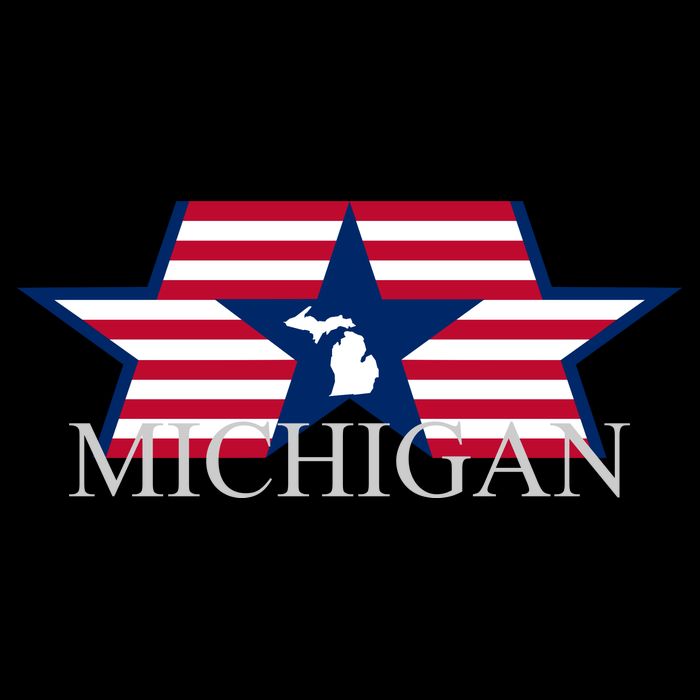 Retro Michigan Star Map Daily Commute Backpack