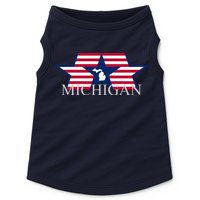 Retro Michigan Star Map Doggie Tank
