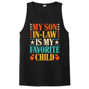 Retro My Son In Law Is My Favorite Child Funny Family Humor PosiCharge Competitor Tank