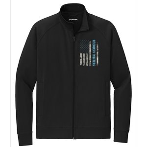 Recovery Matters Sobriety Anniversary Sober AA NA Stretch Full-Zip Cadet Jacket