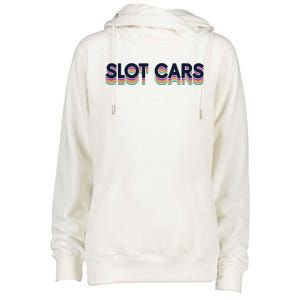 Retro Minicar Slot Car Rc Car Model Sportsman Slotcar Womens Funnel Neck Pullover Hood