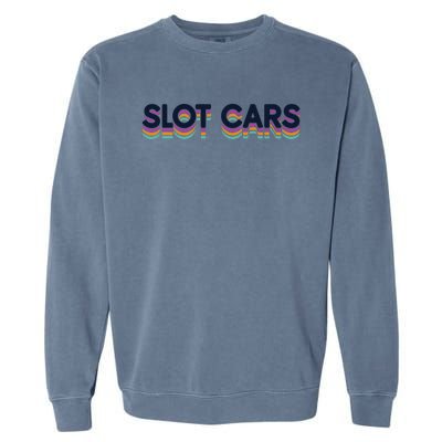 Retro Minicar Slot Car Rc Car Model Sportsman Slotcar Garment-Dyed Sweatshirt