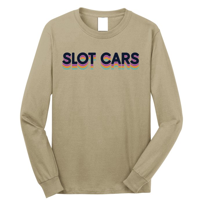 Retro Minicar Slot Car Rc Car Model Sportsman Slotcar Long Sleeve Shirt