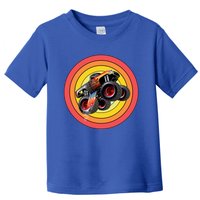 Retro Monster Truck Show Gift Vintage Monster Trucks Gift Toddler T-Shirt