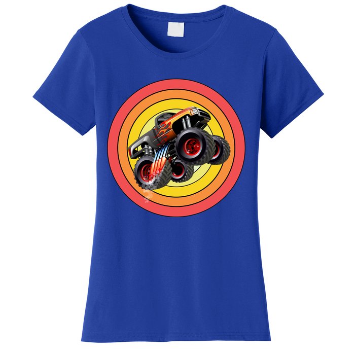 Retro Monster Truck Show Gift Vintage Monster Trucks Gift Women's T-Shirt