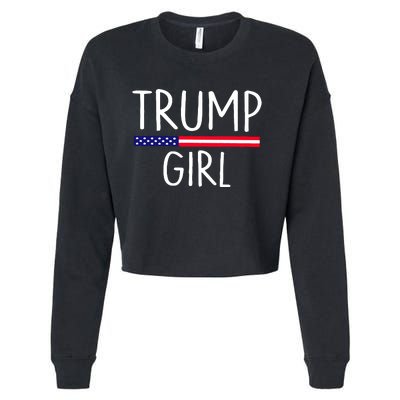 Rain Monroe Trump Girl Cropped Pullover Crew