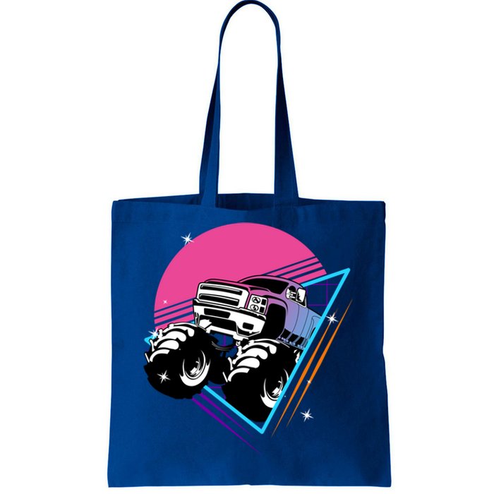 Retro Monster Truck Show Cute Gift Vintage Monster Trucks Gift Tote Bag