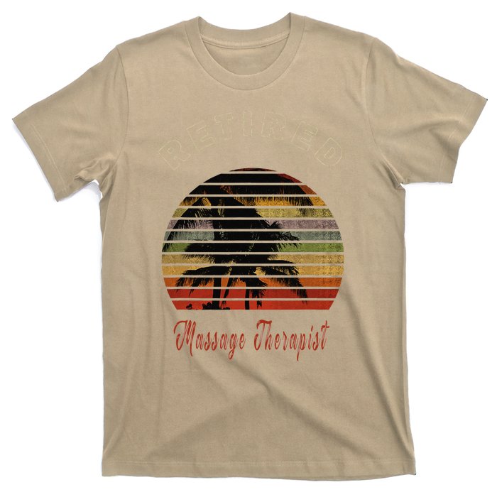 Retired Massage Therapist Retirement Gift Beach T-Shirt