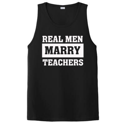 Real Marry Teachers Cool Gift Proud Husband Of Wife Spouse Gift PosiCharge Competitor Tank