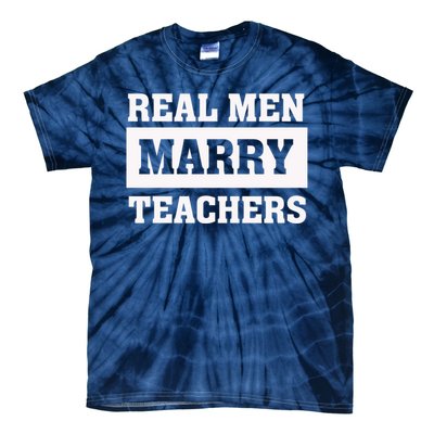 Real Marry Teachers Cool Gift Proud Husband Of Wife Spouse Gift Tie-Dye T-Shirt