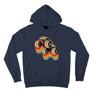 Retro Monster Truck Big Style Truck Hoodie