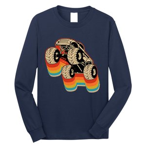 Retro Monster Truck Big Style Truck Long Sleeve Shirt