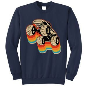 Retro Monster Truck Big Style Truck Sweatshirt