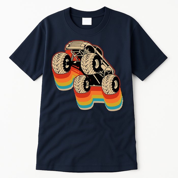 Retro Monster Truck Big Style Truck Tall T-Shirt
