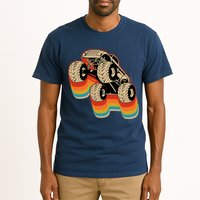 Retro Monster Truck Big Style Truck Tall T-Shirt