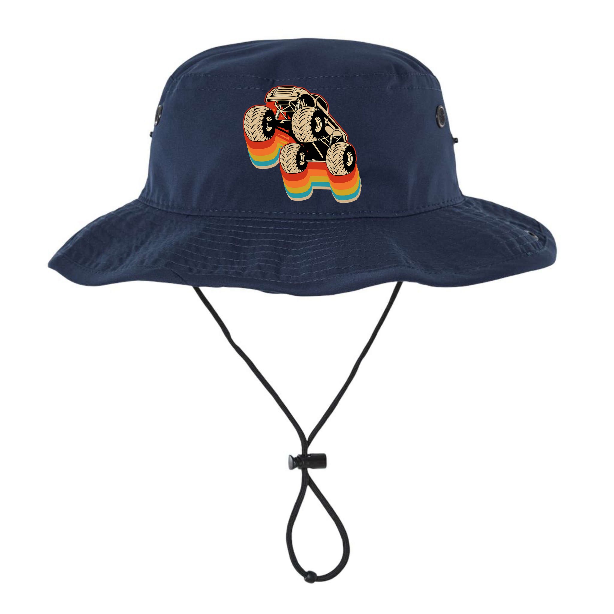 Retro Monster Truck Big Style Truck Bucket Hat