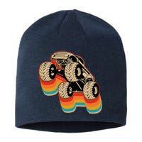 Retro Monster Truck Big Style Truck Sustainable Beanie