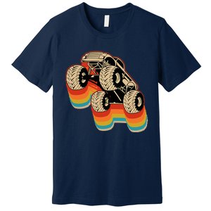 Retro Monster Truck Big Style Truck Premium T-Shirt