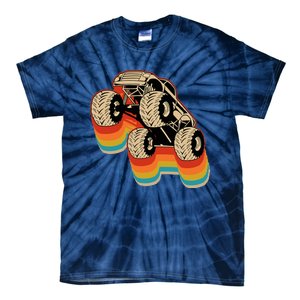 Retro Monster Truck Big Style Truck Tie-Dye T-Shirt