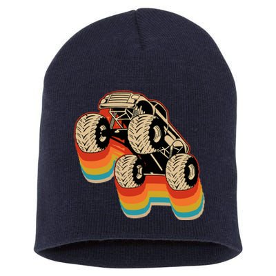 Retro Monster Truck Big Style Truck Short Acrylic Beanie