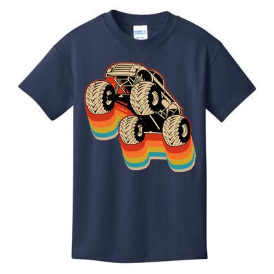 Retro Monster Truck Big Style Truck Kids T-Shirt