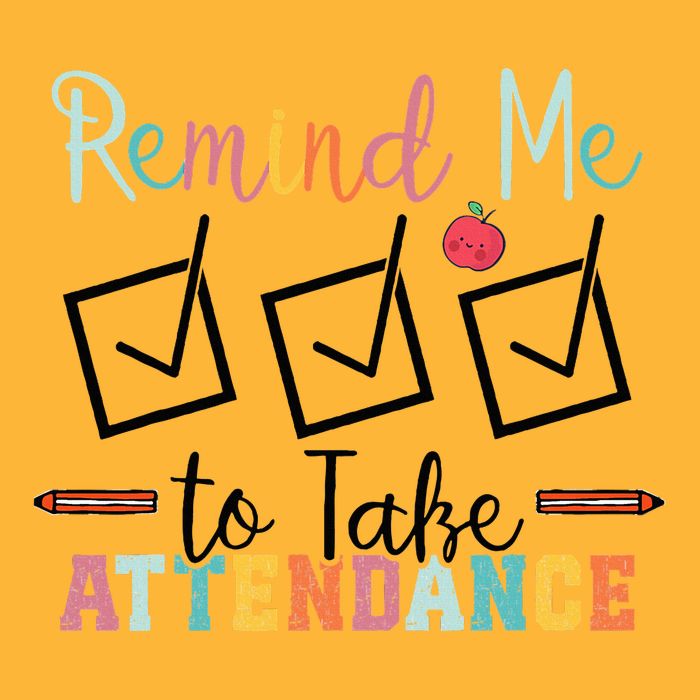 Remind me to Take Attendance Teache with Funny Saying Teacher Sustainable Knit Beanie