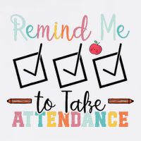 Remind me to Take Attendance Teache with Funny Saying Teacher Short Acrylic Beanie