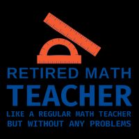 Retired Math Teacher Funny Retirement Gift Problems Impact Tech Backpack