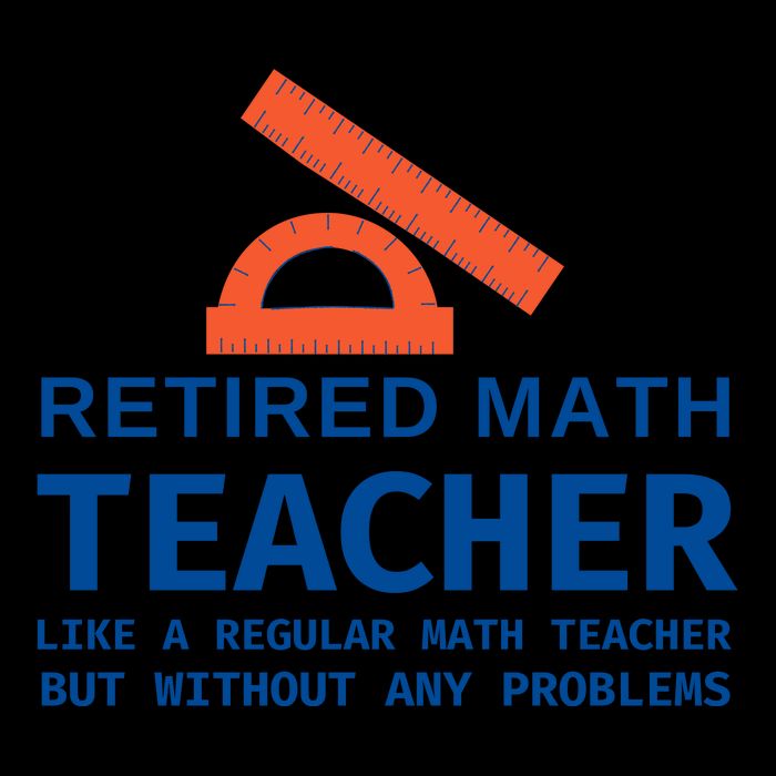 Retired Math Teacher Funny Retirement Gift Problems Impact Tech Backpack