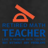 Retired Math Teacher Funny Retirement Gift Problems Adult Drive Performance Visor