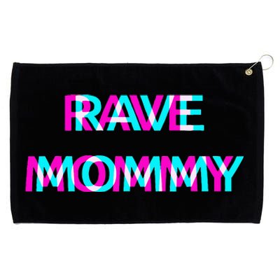 Rave Mommy Techno Edm Music Festival Mother Mom Raver Grommeted Golf Towel