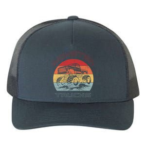 Retro Monster Trucks Gift Yupoong Adult 5-Panel Trucker Hat