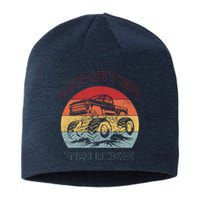 Retro Monster Trucks Gift Sustainable Beanie