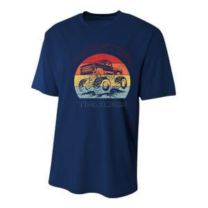 Retro Monster Trucks Gift Youth Performance Sprint T-Shirt