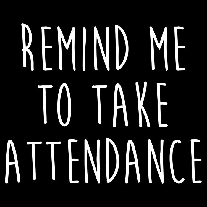 Remind Me To Take Attendance Funny Teacher Cropped Pullover Crew