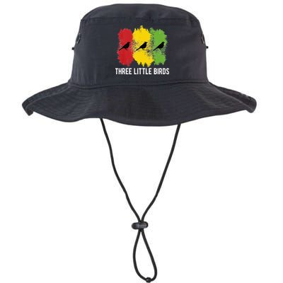 Reggae Music Three Little Birds Quote Slogan Fun Gift Bucket Hat
