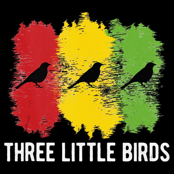 Reggae Music Three Little Birds Quote Slogan Fun Gift 16 in Basic Backpack